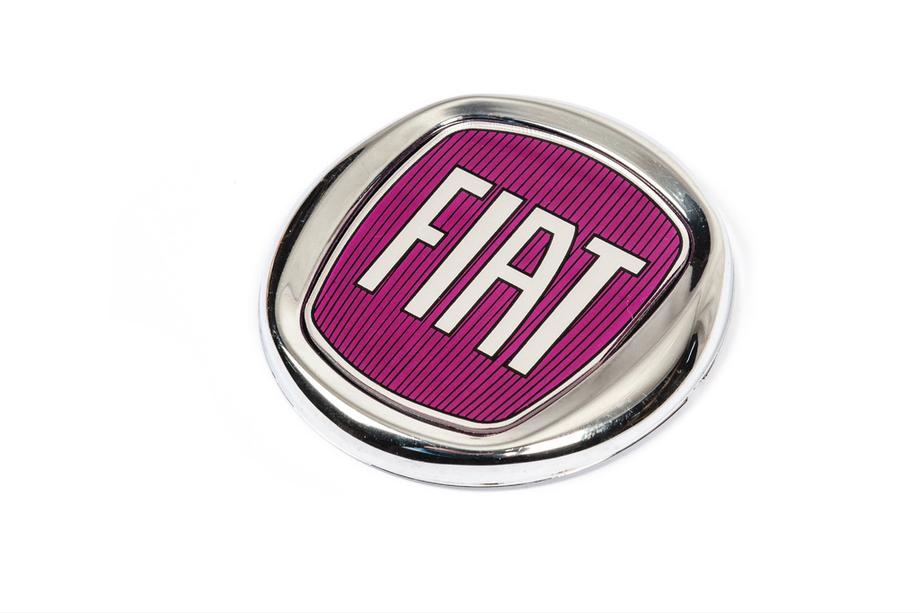 Fiat Emblem (rød V2, selvklæbende) Foto 2