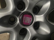 Fiat Navkapsler til fælge V2 49/42,5 mm røde (sæt 4 stk., 0735448759) foto 2