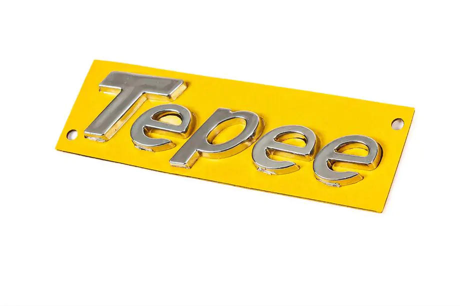 Peugeot Partner Tepee 2008–2018 Tepee tekstemblem (105 x 25 mm) Image
