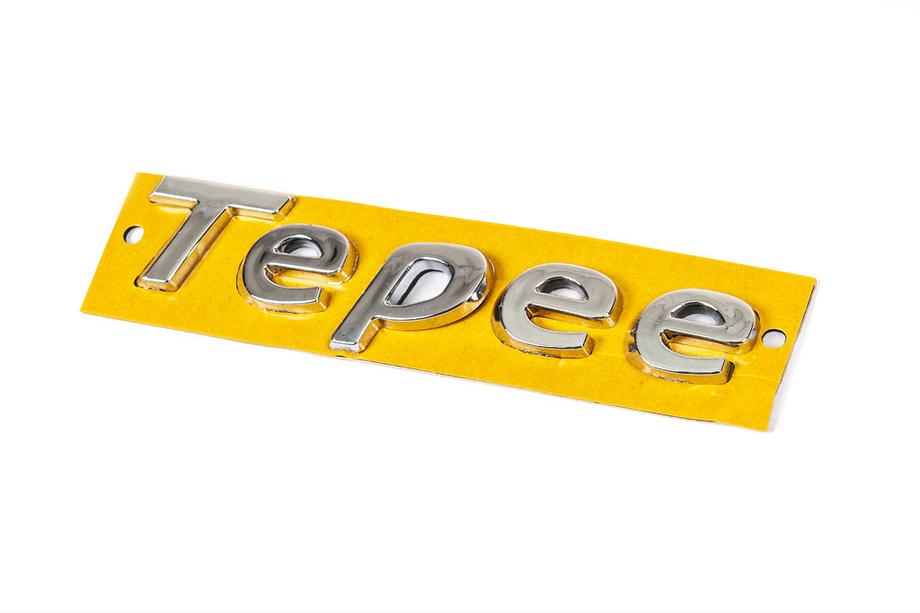 Peugeot Partner Tepee 2008–2018 Emblem tekst Tepee (130 mm x 25 mm) Image