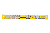 Mercedes-Benz AMG emblem (20 cm, ABS, krom) foto 2