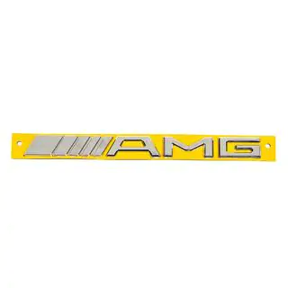 AMG emblem (20 cm, ABS, krom) foto 2