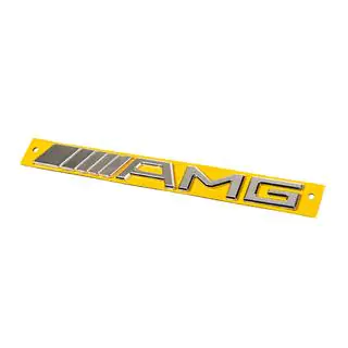 AMG emblem (20 cm, ABS, krom) foto 1