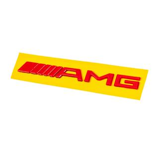AMG emblem (20 cm, ABS, rød) foto 1