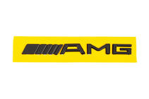 Mercedes-Benz AMG emblem (20 cm, ABS, sort) foto 2