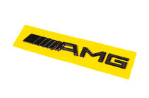 Mercedes-Benz AMG emblem (20 cm, ABS, sort) foto 1