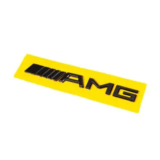 AMG emblem (20 cm, ABS, sort) foto 1