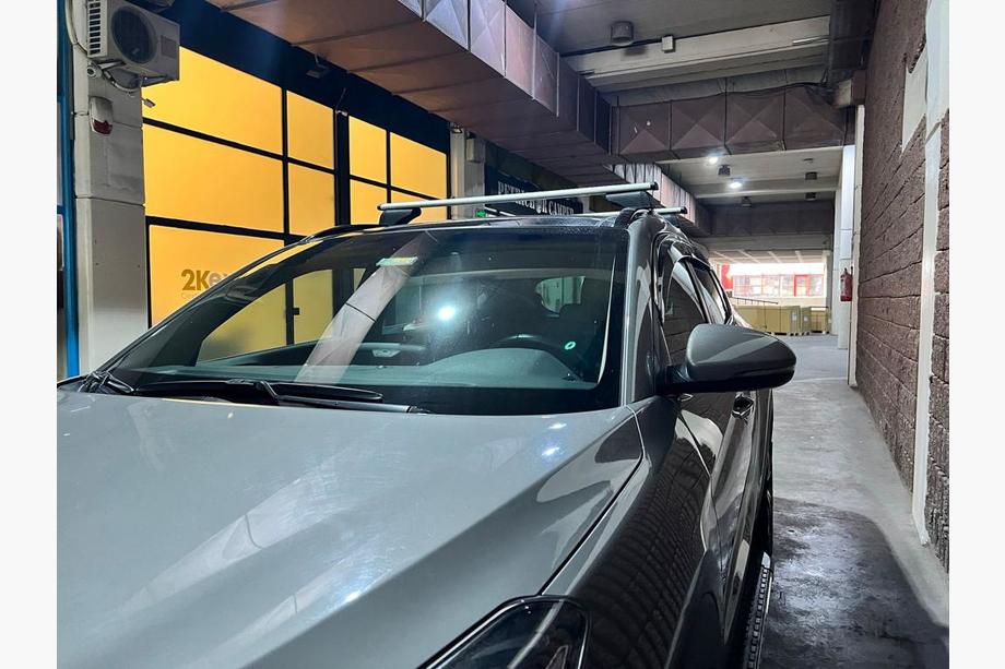 Hyundai Tucson TL 2016–2021 Låsbare tværstænger til integrerede tagrælinger Wizard V2 (2 stk.) 115 cm, sorte Foto 3