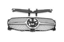 Mercedes GLE Coupé C167 2019– Frontgrill Diamond Silver (til Base 2019-2023) foto 1
