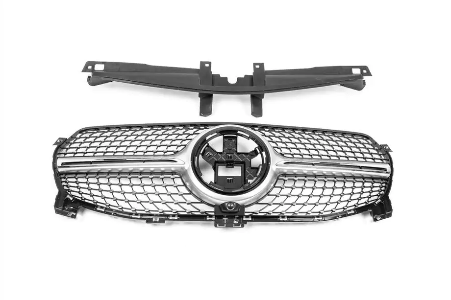Mercedes GLE Coupé C167 2019– Frontgrill Diamond Silver (til Base 2019-2023) Image