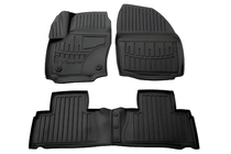 Ford S-Max 2007–2014 Stingray 3D gulvmåtter (2011-2014, 4 stk., polyurethan, clips FC2) foto 1