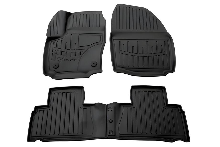 Ford S-Max 2007–2014 Stingray 3D gulvmåtter (2011-2014, 4 stk., polyurethan, clips FC2) Image