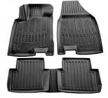 Nissan Qashqai 2010–2014 Stingray 3D gulvmåtter (til +2, sæt 5 stk., polyuretan) foto 1