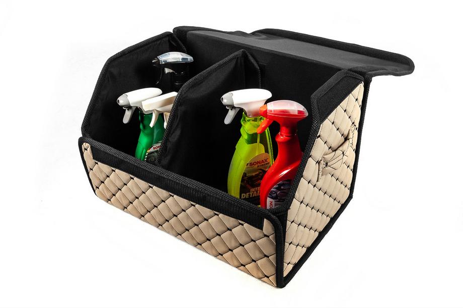 Bagagerums-organizertaske ECO (50x30x30, beige) Foto 2