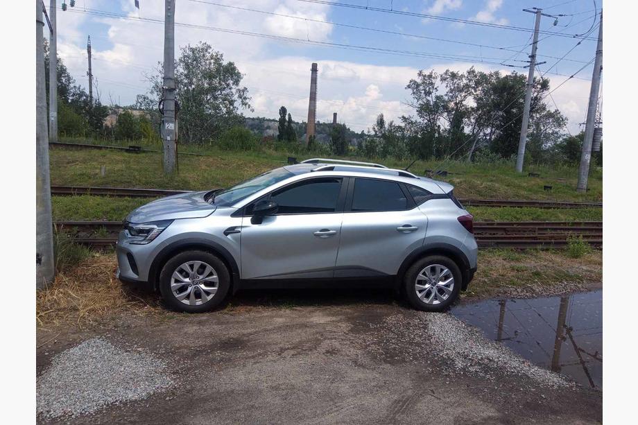 Renault Captur 2013–2019 Tagrælinger Skyport (mat grå) Image