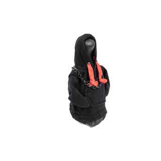 Gearstangsmanchet i hoodie-stil (sort, rød snor) foto 2