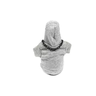Gearstangsovertræk i hoodie-stil (grå, sort snor) foto 4