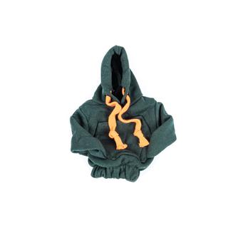 Hoodie-gearskiftebetræk (grøn, orange snøre) foto 3