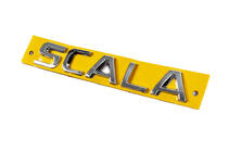 Skoda Scala 2018– Scala tekst emblem foto 2