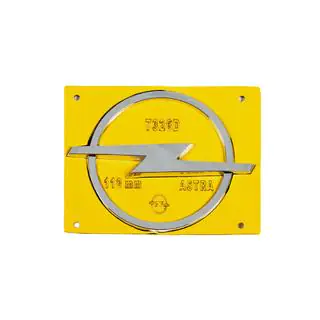 Opel emblem 7326D (110 mm x 140 mm) foto 1