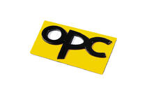 Opel OPC emblem 36 × 85 mm (sort) foto 2