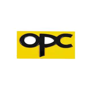 OPC emblem 36 × 85 mm (sort) foto 1