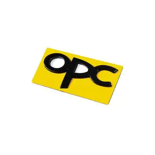 OPC emblem 36 × 85 mm (sort) foto 2
