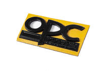 Opel OPC Line emblem 32 mm x 85 mm (Sort) foto 2