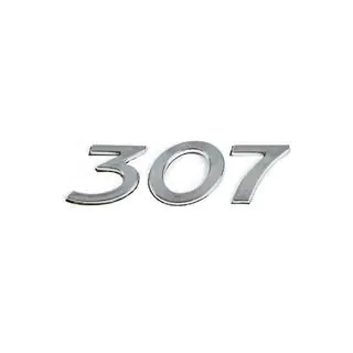 Emblem 307 (105 x 30 mm) foto 1