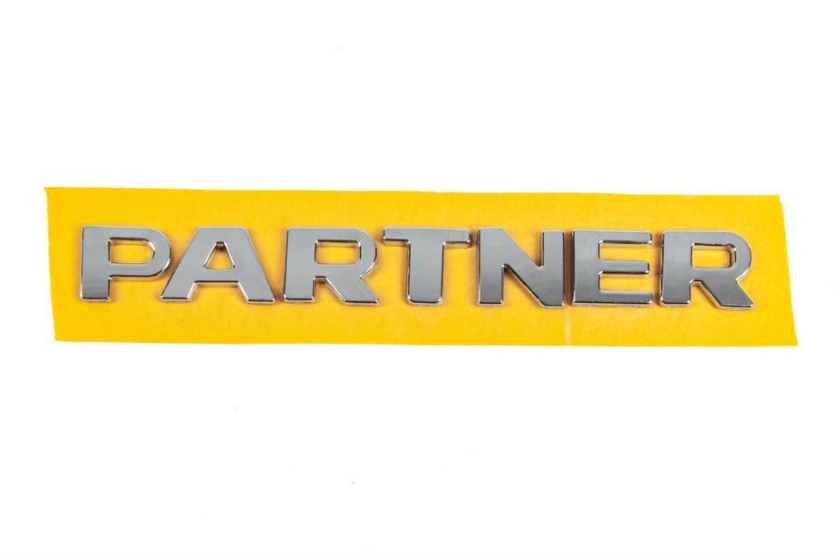 Peugeot Partner Tepee 2008–2018 Partner tekst emblem (215 mm x 25 mm) Image