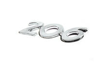 Peugeot 206 1998–2024 Emblem 206 (90 x 25 mm) foto 2