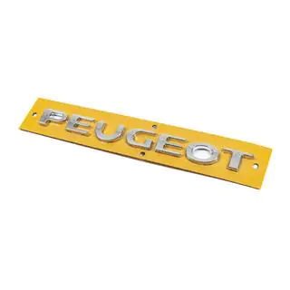 Peugeot logo/bogstaver 8665.VF (180 x 16 mm) foto 2
