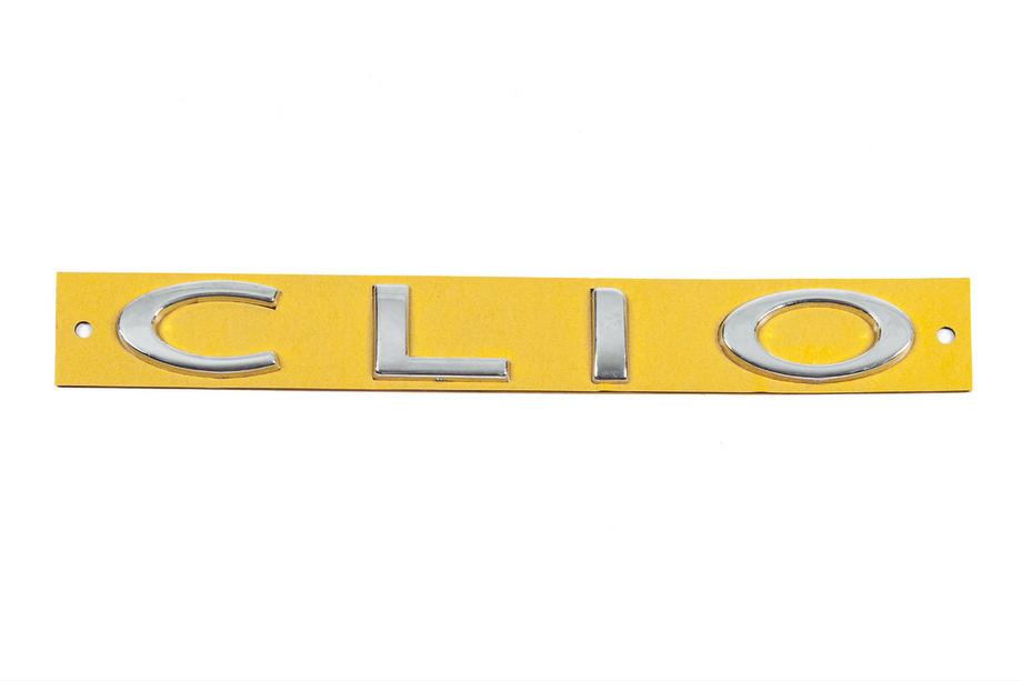Renault Clio III 2005–2012 Modelbetegnelse Clio 7701208978 (190 mm x 25 mm) Image