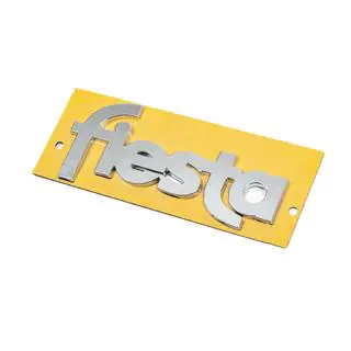 Fiesta emblem YS61B42528AA (117 mm x 52 mm) foto 2