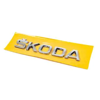 Skoda emblem 5JA853687 (155 mm x 27 mm) foto 2