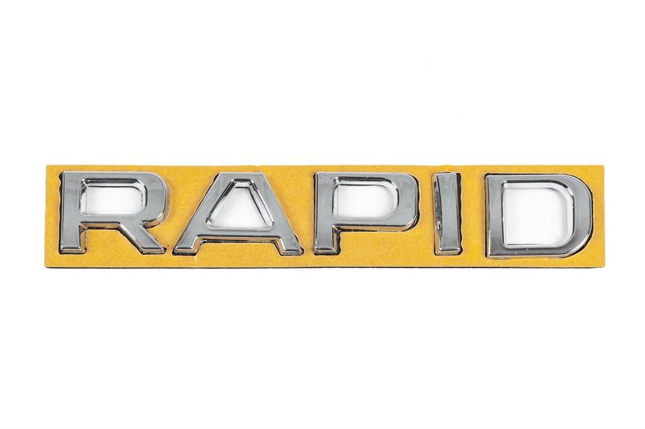 Skoda Rapid 2012–2019 Rapid tekstemblem (130 x 22 mm) Image