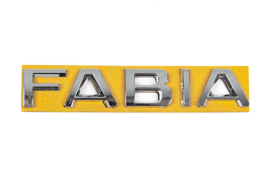 Skoda Fabia 2014–2021 Fabia emblem (130 x 22 mm) Image