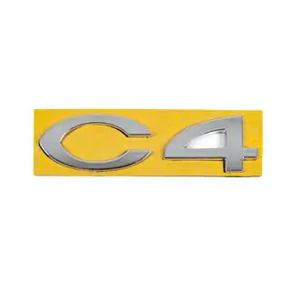 C4 8665.Y4 emblem/tekst (108 x 30 mm) foto 1