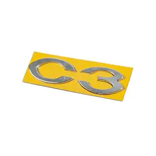 Emblem C3 (113 x 30 mm) foto 2