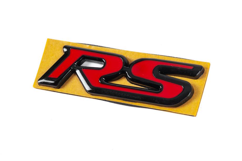 Honda RS emblem rød/sort (95 mm x 25 mm) Foto 2