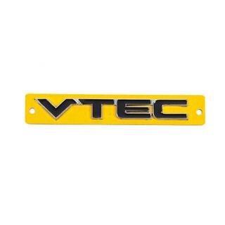VTEC emblem sort med krom (110x15 mm) foto 1