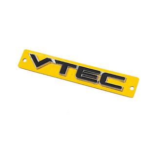 VTEC emblem sort med krom (110x15 mm) foto 2