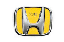 Honda Emblem (krom, selvklæbende) 122 mm x 100 mm foto 1