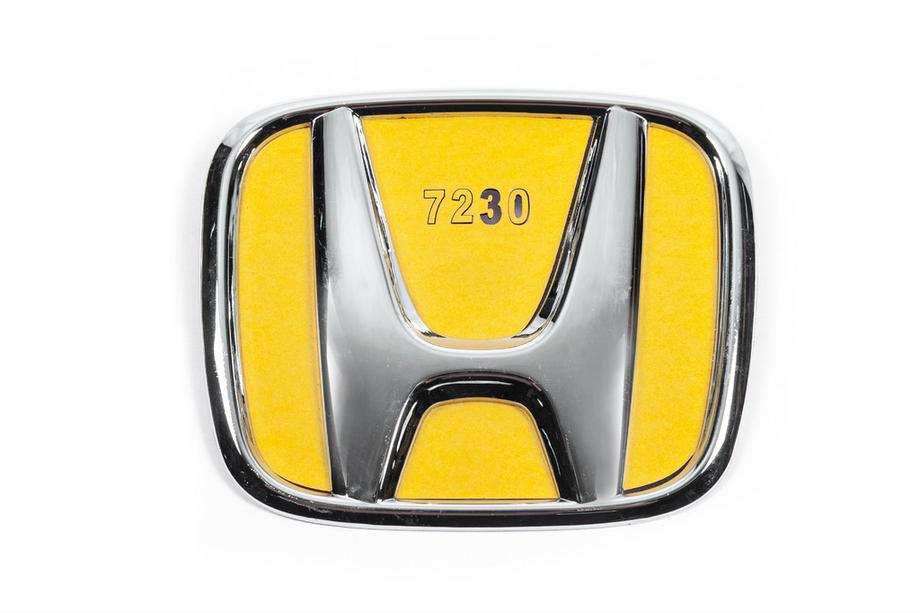 Honda Emblem (krom, selvklæbende) 122 mm x 100 mm Image