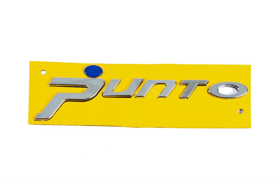 Fiat Punto Grande/EVO 2006–2018 Punto emblem til Grande (blå prik, 1518a) Image