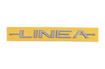 Fiat Linea 2006–2018 Linea modelbetegnelse emblem 51767266 (180 mm x 16 mm) foto 1