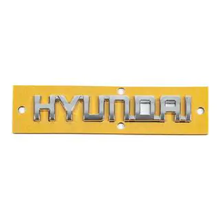 Hyundai bogstavemblem (10.0 cm x 1.5 cm) foto 1