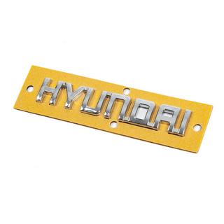 Hyundai bogstavemblem (10.0 cm x 1.5 cm) foto 2