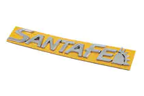 Hyundai Santa Fe 1 2000–2006 SantaFe emblem (nyt design, 210 x 30 mm) foto 2