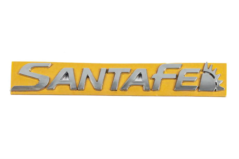Hyundai Santa Fe 1 2000–2006 SantaFe emblem (nyt design, 210 x 30 mm) Image